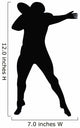 Football Silhouette Wall Decal