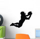 Football Silhouette Wall Decal
