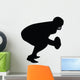 Football Silhouette Wall Decal