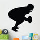 Football Silhouette Wall Decal