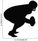 Football Silhouette Wall Decal