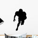 American Football Silhouette Wall Decal