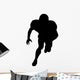American Football Silhouette Wall Decal