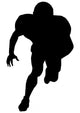 American Football Silhouette Wall Decal