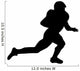 American Football Silhouette Wall Decal