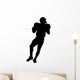 American Football Silhouette Wall Decal