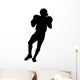 American Football Silhouette Wall Decal