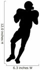 American Football Silhouette Wall Decal