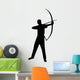 Archery Silhouette Wall Decal