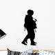 Military Soldier Silhouette Wall Decal