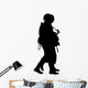 Military Soldier Silhouette Wall Decal