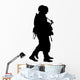 Military Soldier Silhouette Wall Decal