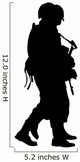 Military Soldier Silhouette Wall Decal