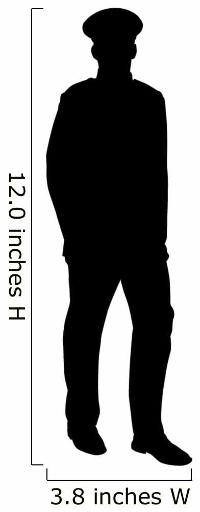 Military Silhouette Wall Decal