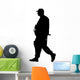 Military Soldier Patrol Silhouette Wall Decal