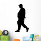 Military Soldier Patrol Silhouette Wall Decal