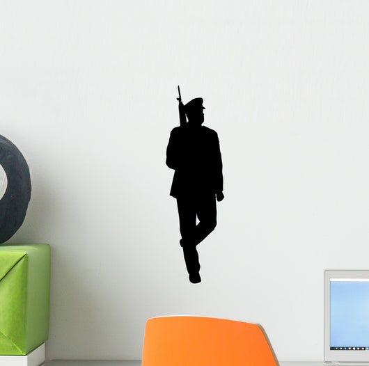 Military Silhouette Wall Decal