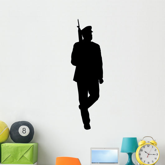 Military Silhouette Wall Decal