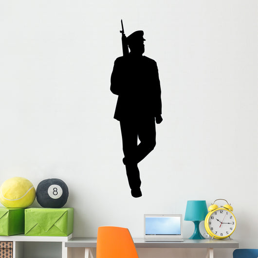 Military Silhouette Wall Decal