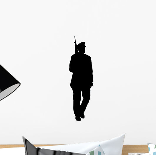 Military Silhouette Wall Decal