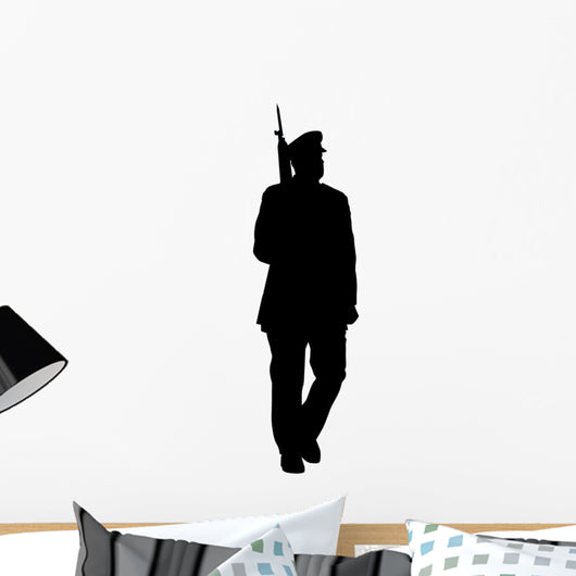 Military Silhouette Wall Decal