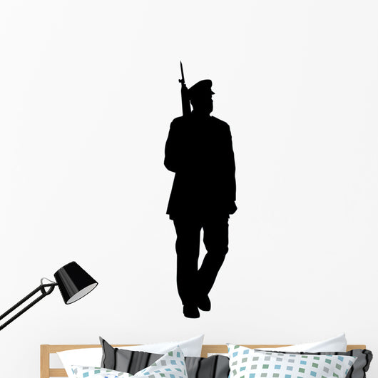 Military Silhouette Wall Decal