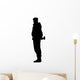 Military Silhouette Wall Decal