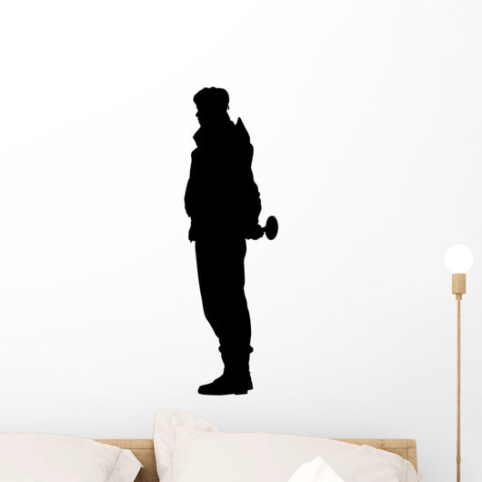 Military Silhouette Wall Decal