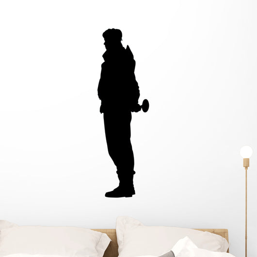 Military Silhouette Wall Decal
