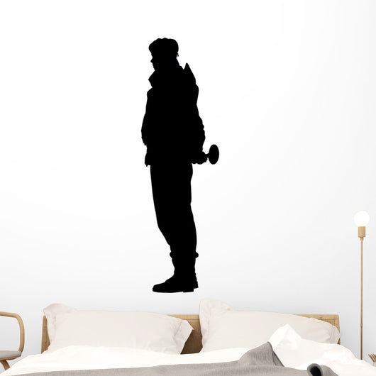 Military Silhouette Wall Decal