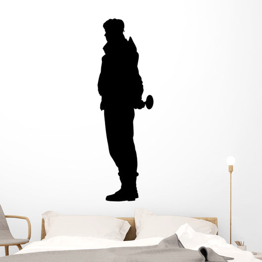 Military Silhouette Wall Decal