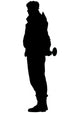 Military Silhouette Wall Decal