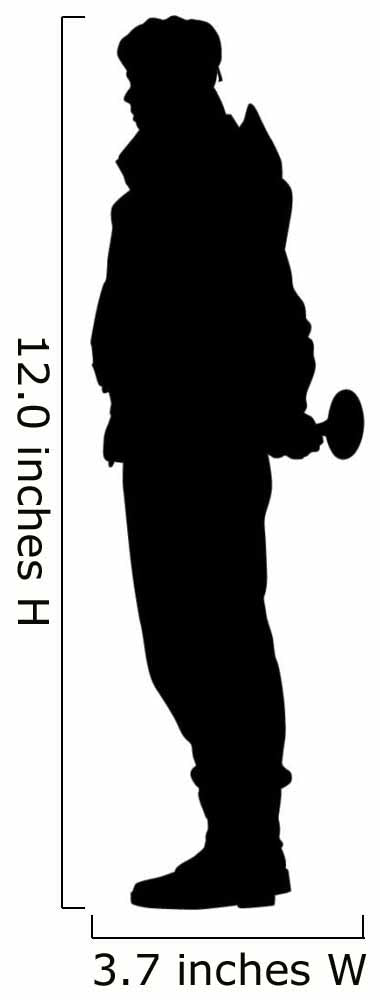 Military Silhouette Wall Decal