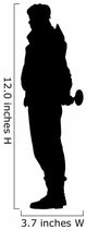 Military Silhouette Wall Decal