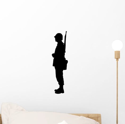 Military Silhouette Wall Decal