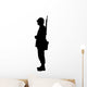 Military Silhouette Wall Decal