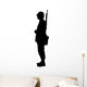Military Silhouette Wall Decal