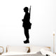 Military Silhouette Wall Decal