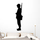 Military Silhouette Wall Decal