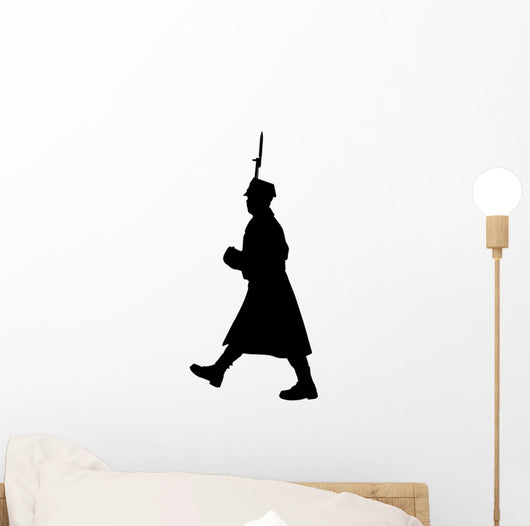 Military Silhouette Wall Decal