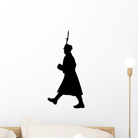 Military Silhouette Wall Decal