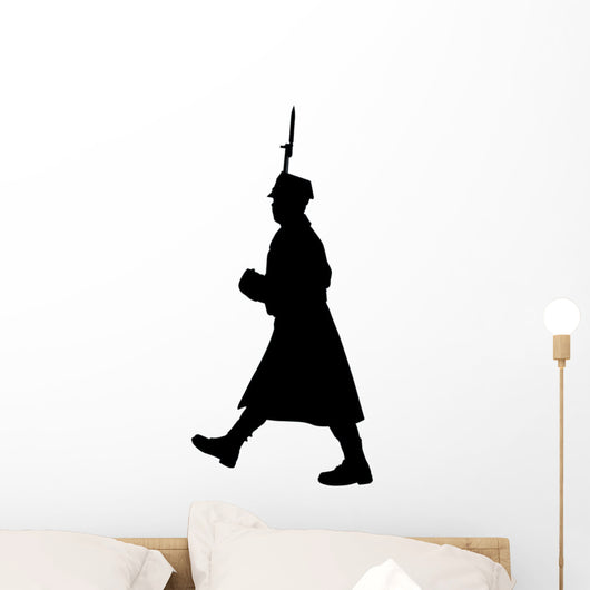 Military Silhouette Wall Decal