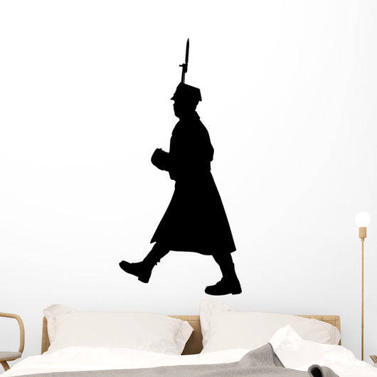 Military Silhouette Wall Decal