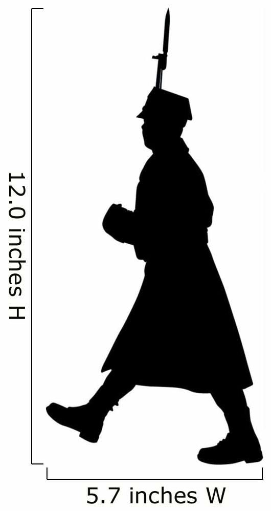 Military Silhouette Wall Decal