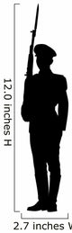 Military Silhouette Wall Decal