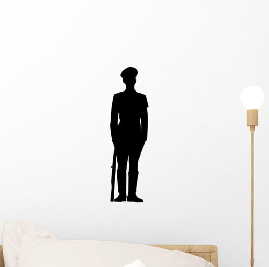 Military Silhouette Wall Decal