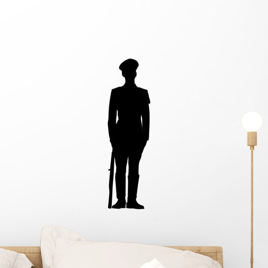 Military Silhouette Wall Decal