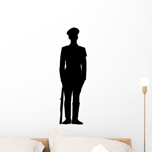 Military Silhouette Wall Decal