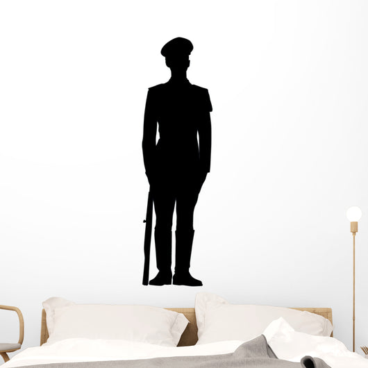 Military Silhouette Wall Decal