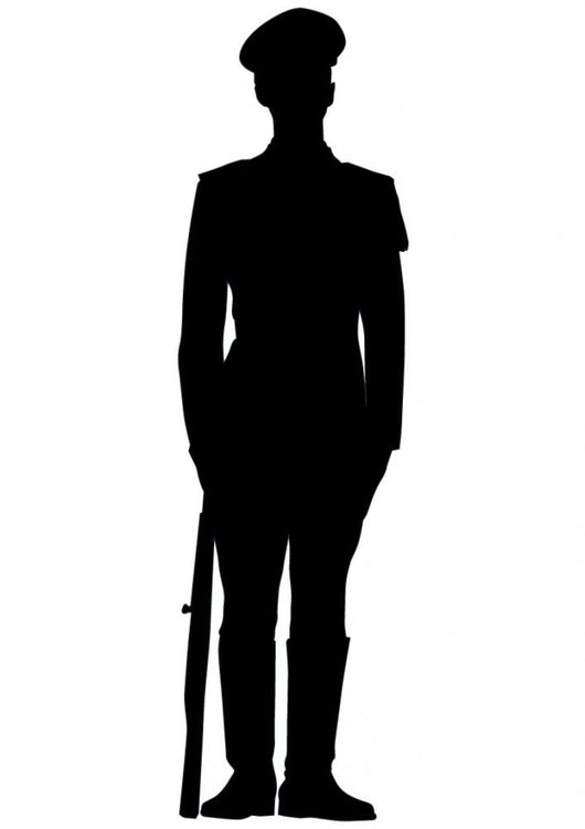 Military Silhouette Wall Decal